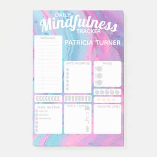 Daily Mindfulness habit tracker Post-it® Notes