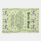 Daily Moos Pun Tea Towel Theedoek (Horizontaal)