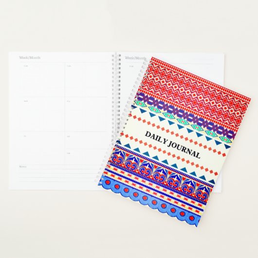 Daily Planner 2026 with pattern (Display)