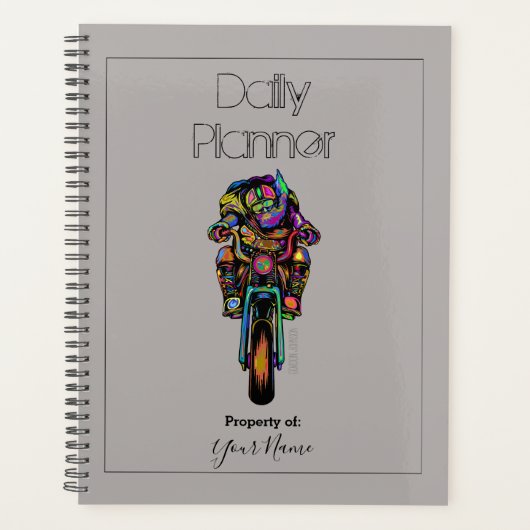 Daily Planner - Biker - HAMbWG (Voorkant)