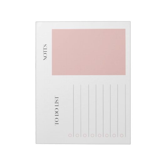 Daily Planner Checklist Scheur weg Roze Notitieblok (Gedraaid)