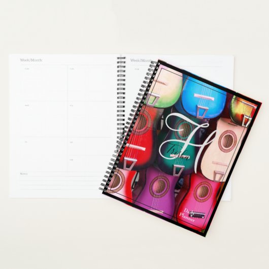 Daily Planner met gitaren op Hoesje - HAMbWG (Display)