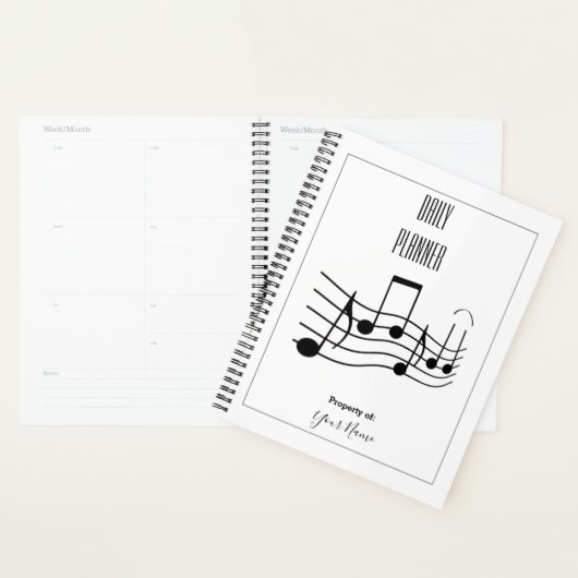 Daily Planner - Musical Notes - HAMbWG (Display)