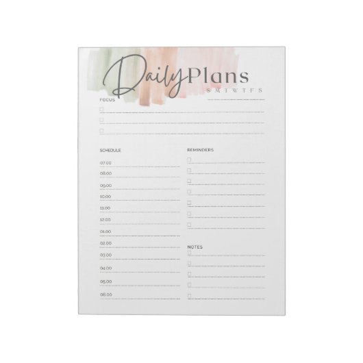 Daily Planner notebook Notitieblok (Gedraaid)