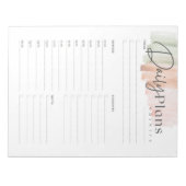 Daily Planner notebook Notitieblok (Voorkant)