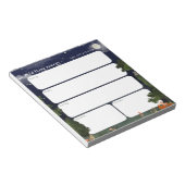 Daily Planner Notepad - Night Forest design Notitieblok (Schuin)