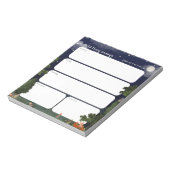 Daily Planner Notepad - Night Forest design Notitieblok (Gedraaid)