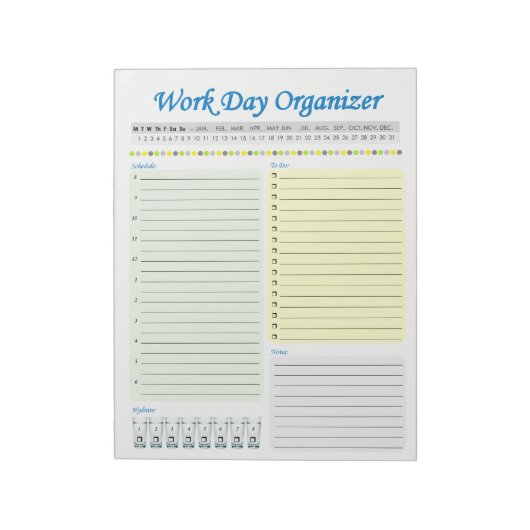 Daily Planner Notitieblok (Gedraaid)
