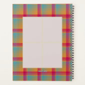 Daily Planner - oranje, aqua en roze - HAMbWG (Achterkant)