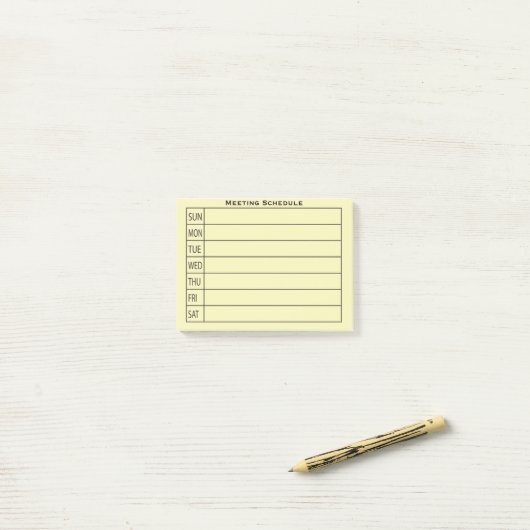 Daily Planner Organizer Post-it® Notes (Op bureau)