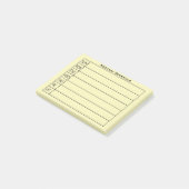 Daily Planner Organizer Post-it® Notes (Schuin)