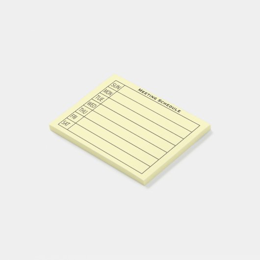 Daily Planner Organizer Post-it® Notes (Schuin)