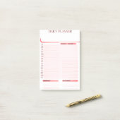 Daily Planner Post het merkt op Pad Post-it® Notes (Op bureau)