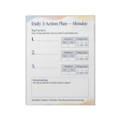 Daily Planner – Smart to do list | Monday Notitieblok (Gedraaid)