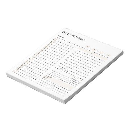 Daily Planner to Do List Notitieblok (Gedraaid)