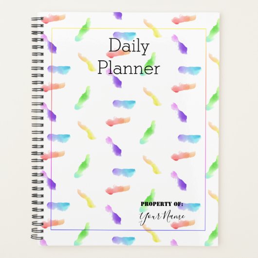 Daily Planner - Waterverf - HAMbWG (Voorkant)