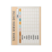 Daily Routine Checklist for Kids Morning & School Notitieblok (Gedraaid)