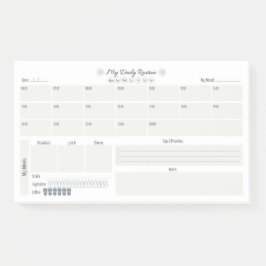 Daily Routine Planner Post-it® Notes