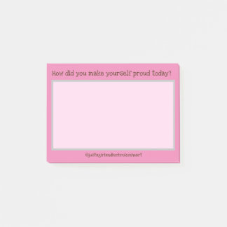 Daily Self Improvement Post merkt op Post-it® Notes