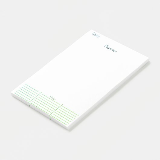 Daily Sketch Planner Sticky bericht het notities Post-it® Notes (Schuin)