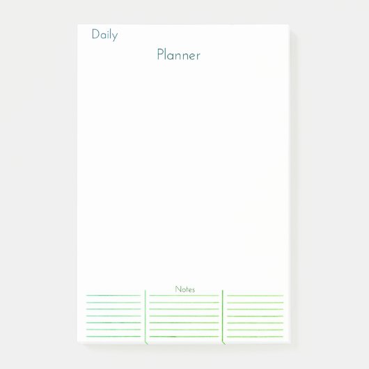 Daily Sketch Planner Sticky bericht het notities Post-it® Notes (Voorkant)