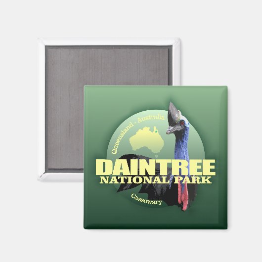 Daintree NP (Cassowary) WT Magneet (Voorkant / Achterkant)