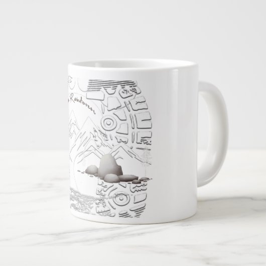 Daintree Rainforest Extra Grote Beker (Voorkant rechts)