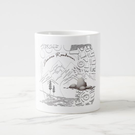 Daintree Rainforest Extra Grote Beker (Voorkant)