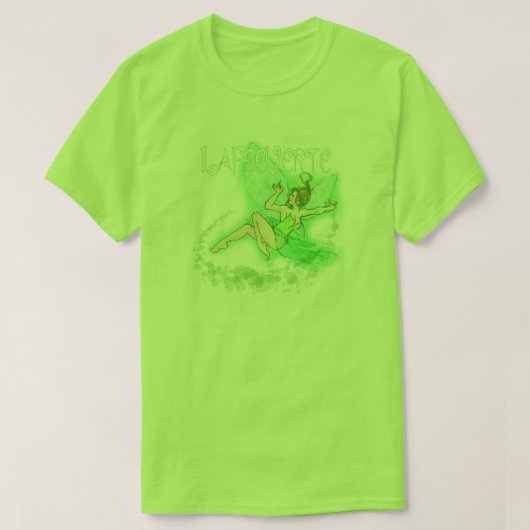Dainty Absinthe La Fee Verte II T-shirt (Design voorkant)