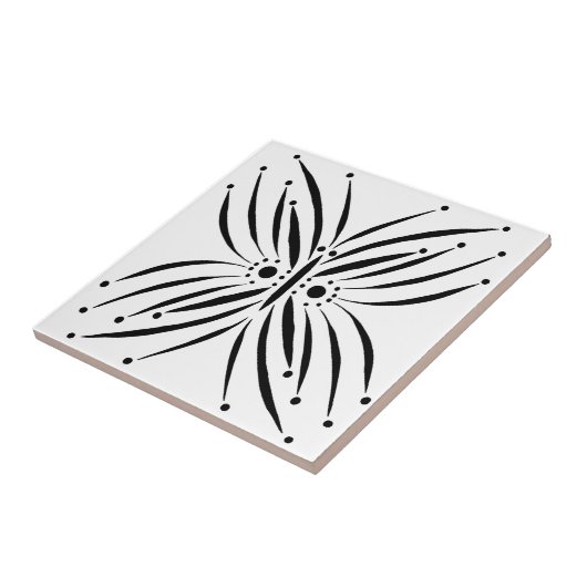 Dainty Butterfly Tegeltje (Zijkant)