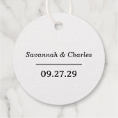 Dainty Celestial Wedding Bedankjes Labels (Achterkant)