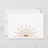 Dainty Celestial Wedding RSVP Kaartje (Achterkant)