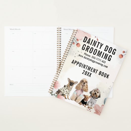 Dainty Chien Grooming Business Nomination (Devant avec enveloppe)