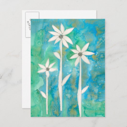 Dainty Daisies I Briefkaart (Voorkant / Achterkant)