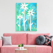 Dainty Daisies I Canvas Afdruk (Insitu (Woonkamer))