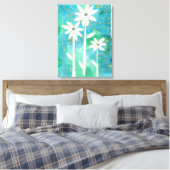 Dainty Daisies II Canvas Afdruk (Insitu (Slaapkamer))