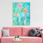 Dainty Daisies III Canvas Afdruk (Insitu (Woonkamer))
