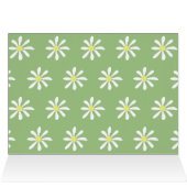 Dainty Daisy Blank Kaarten (Sage Green & White) (Binnen Horizontaal (Boven))