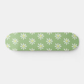 Dainty Daisy Skateboard (Sage Green & White) (Horz)