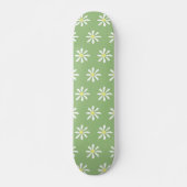 Dainty Daisy Skateboard (Sage Green & White) (Devant)