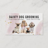 Dainty Dog Grooming Pet Visitekaartje (Voorkant)