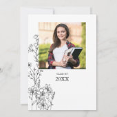 Dainty Elegance Graduance Party Invitation (Dos)