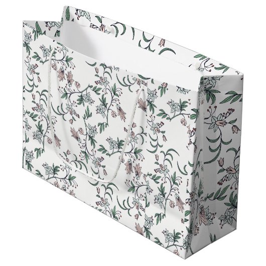 Dainty Floral Gift Tas Large Gift Bag Groot Cadeauzakje (Voorkant Gekanteld)