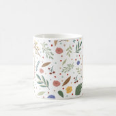 Dainty floral Monogram Koffiemok (Center)