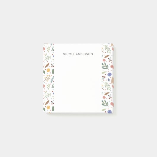 Dainty Floral Post-it® Notes (Voorkant)