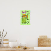 Dainty Garbage Kat Poster (Keuken)