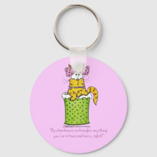 Dainty Garbage Kat Sleutelhanger