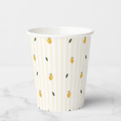 Dainty Lemon Pattern Party Paper cup Papieren Bekers (Links)