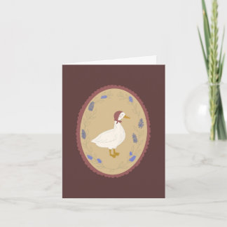 Dainty little goose card kaart