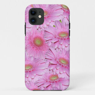 Dainty Pastel Pink Gerber Flowers iPhone 11 Hoesje